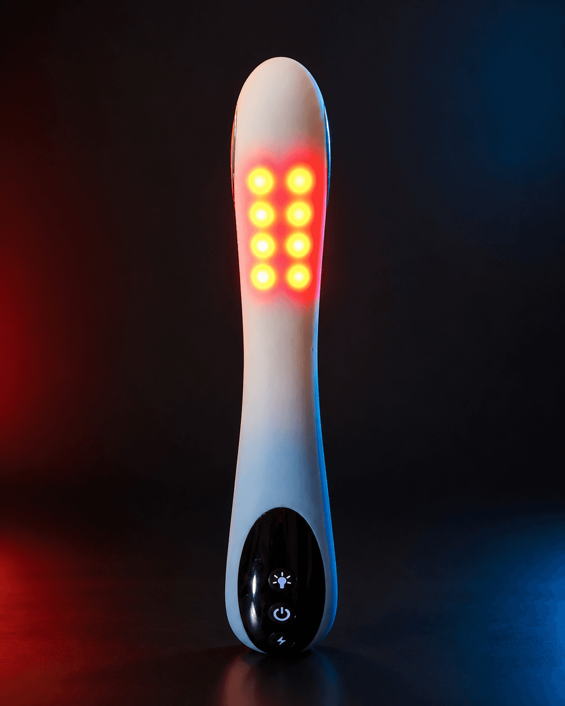 Full LightVib prototype with eight illuminated emitters